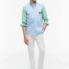 Classic Fit Mix Stripe Paper-Touch Hemd Classic Fit Mix Stripe Paper-Touch Hemd