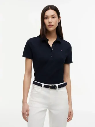 Classic Fit Stretch-Baumwoll-Polo
