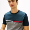 Colorblock Flag Stripe Logo T-Shirt Colorblock Flag Stripe Logo T-Shirt