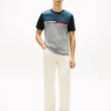 Colorblock Flag Stripe Logo T-Shirt Colorblock Flag Stripe Logo T-Shirt