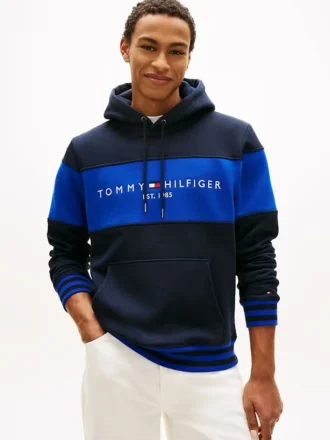 Colorblock-Logo-Hoodie