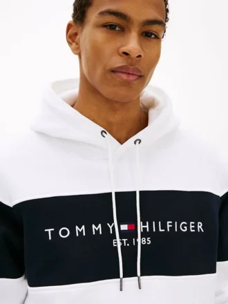 Colorblock-Logo-Hoodie