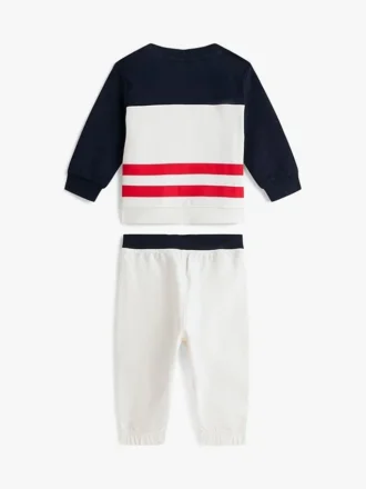 Colorblock-Set aus Oberteil und Jogginghose für Babys