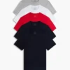 Cotton Classics Unterhemd mit Rundhalsausschnitt, 5er-Pack Cotton Classics Unterhemd mit Rundhalsausschnitt, 5er-Pack