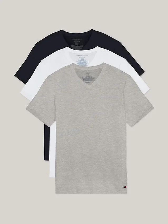 Cotton Classics Unterhemd mit V-Ausschnitt, 3er-Pack Cotton Classics Unterhemd mit V-Ausschnitt, 3er-Pack