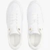 Court-Sneaker aus Leder mit Metallic-Akzenten Court-Sneaker aus Leder mit Metallic-Akzenten