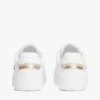 Court-Sneaker aus Leder mit Metallic-Akzenten Court-Sneaker aus Leder mit Metallic-Akzenten