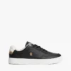 Court-Sneaker aus Metallic-Leder Court-Sneaker aus Metallic-Leder