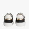 Court-Sneaker aus Metallic-Leder Court-Sneaker aus Metallic-Leder