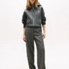 Court-Sneaker aus Metallic-Leder Court-Sneaker aus Metallic-Leder