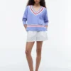 Cricket-Pullover mit Zopfmuster Cricket-Pullover mit Zopfmuster