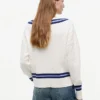 Cricket-Pullover mit Zopfmuster Cricket-Pullover mit Zopfmuster