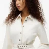 Denim-Utility-Kleid mit Gürtel