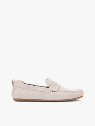 Driving Loafer aus Wildleder mit Profilsohle Driving Loafer aus Wildleder mit Profilsohle