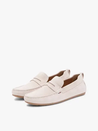 Driving Loafer aus Wildleder mit Profilsohle Driving Loafer aus Wildleder mit Profilsohle