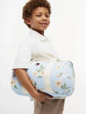 Duffelbag für Kinder mit Blumenmuster