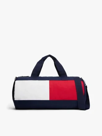 Duffle-Tasche mit Colorblock-Flaggenlogo