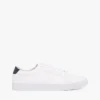 Einfarbiger Ledersneaker Einfarbiger Ledersneaker