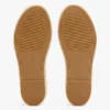 Espadrille mit gedrehten Lederriemen und Plateausohle Espadrille mit gedrehten Lederriemen und Plateausohle