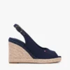 Espadrille-Sandale mit Keilabsatz und Fersenriemen Espadrille-Sandale mit Keilabsatz und Fersenriemen