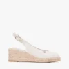 Espadrille-Sandale mit Keilabsatz und Fersenriemen Espadrille-Sandale mit Keilabsatz und Fersenriemen