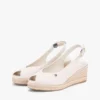 Espadrille-Sandale mit Keilabsatz und Fersenriemen Espadrille-Sandale mit Keilabsatz und Fersenriemen