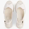 Espadrille-Sandale mit Keilabsatz und Fersenriemen Espadrille-Sandale mit Keilabsatz und Fersenriemen