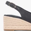 Espadrille-Sandale mit Keilabsatz und Fersenriemen Espadrille-Sandale mit Keilabsatz und Fersenriemen