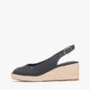 Espadrille-Sandale mit Keilabsatz und Fersenriemen Espadrille-Sandale mit Keilabsatz und Fersenriemen