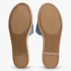 Espadrille-Sandale mit Schriftzug-Monogramm Espadrille-Sandale mit Schriftzug-Monogramm