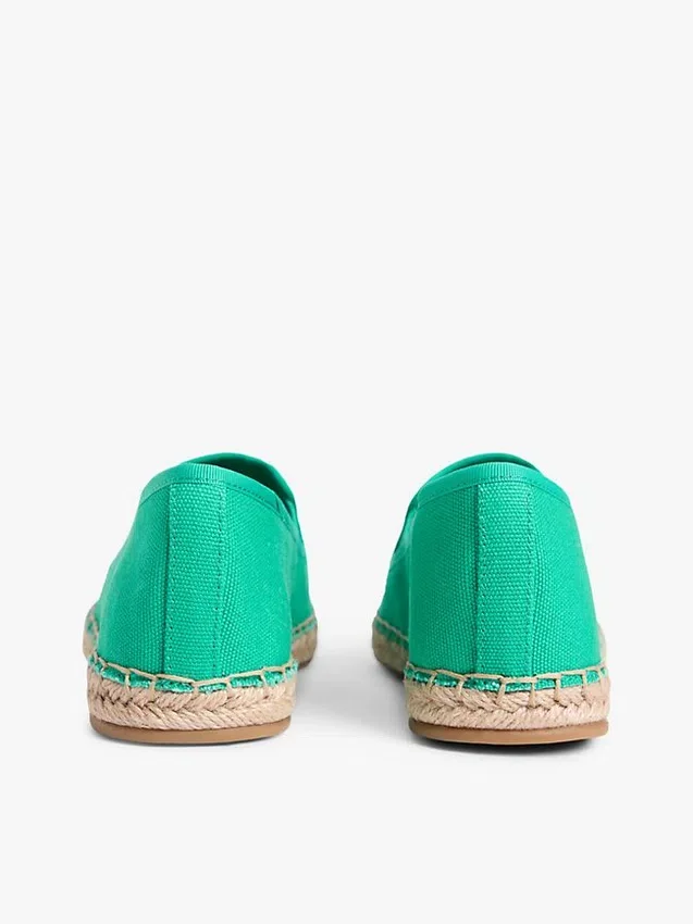 Espadrilles aus Canvas mit Schriftzug-Monogramm Espadrilles aus Canvas mit Schriftzug-Monogramm