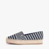 Espadrilles mit Streifenmuster und Plateausohle Espadrilles mit Streifenmuster und Plateausohle