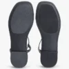 Flache Ledersandale Flache Ledersandale