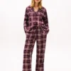 Flanell-Pyjama-Set mit Hosen Flanell-Pyjama-Set mit Hosen