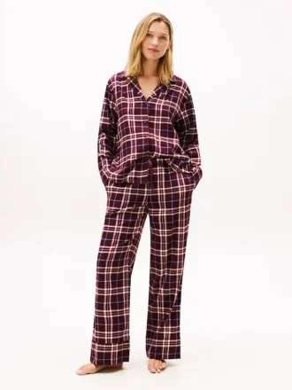 Flanell-Pyjama-Set mit Hosen