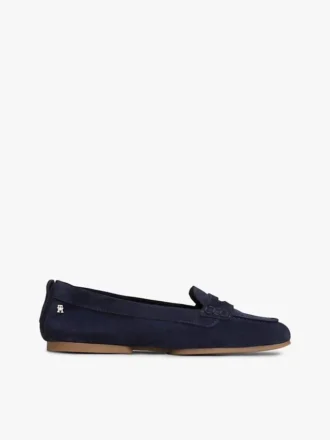 Flexibler Penny-Loafer aus Wildleder