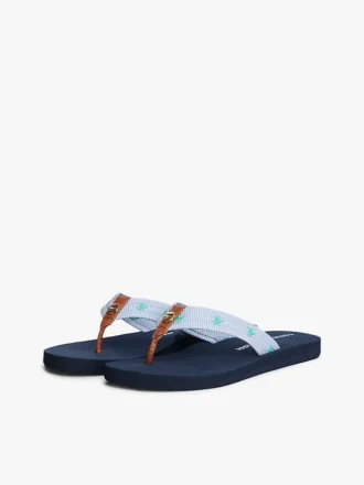 Flip-Flops aus besticktem Monogram-Canvas
