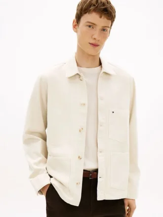Garment-Dyed Denim Chore Jacket