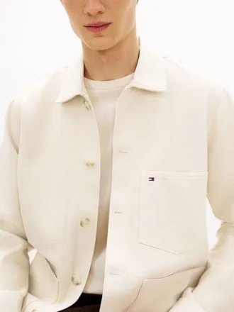 Garment-Dyed Denim Chore Jacket