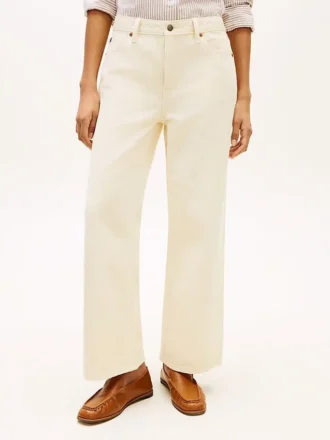 Garment-Dyed High-Rise Wide Leg Jeans Garment-Dyed High-Rise Wide Leg Jeans