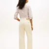 Garment-Dyed High-Rise Wide Leg Jeans