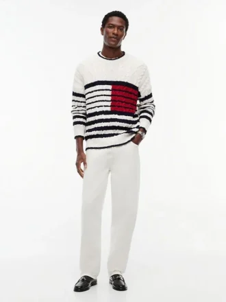 Garment-Dyed Loose Fit Jeans