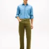 Garment-Dyed Regular Straight Jeans Garment-Dyed Regular Straight Jeans