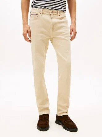 Garment-Dyed Slim Jeans