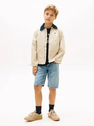 Gerade geschnittene Jeansshorts für Kinder