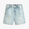 Gerade geschnittene Jeansshorts für Kinder Gerade geschnittene Jeansshorts für Kinder