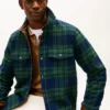 Gesteppte Hemdjacke aus Wollmischung mit Karomuster Gesteppte Hemdjacke aus Wollmischung mit Karomuster