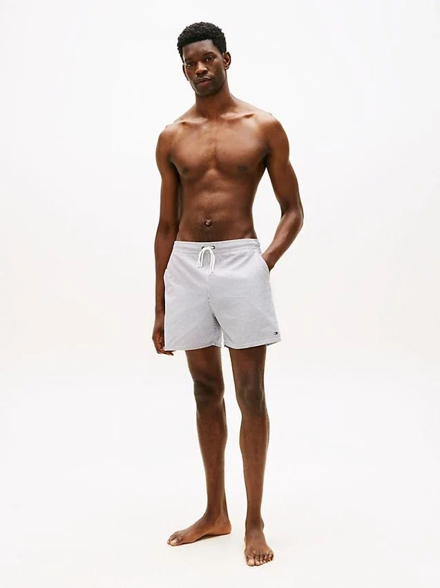 Gestreifte 7″-Badehose Gestreifte 7″-Badehose