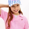 Gestreifte Baseballcap für Kinder