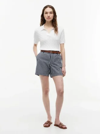 Gestreifte Chino-Shorts Gestreifte Chino-Shorts